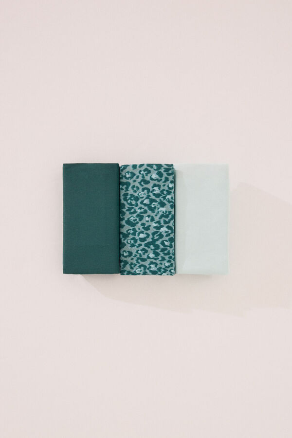 Women'secret Pack de 3 cuecas cl&aacute;ssicas em microfibra branco