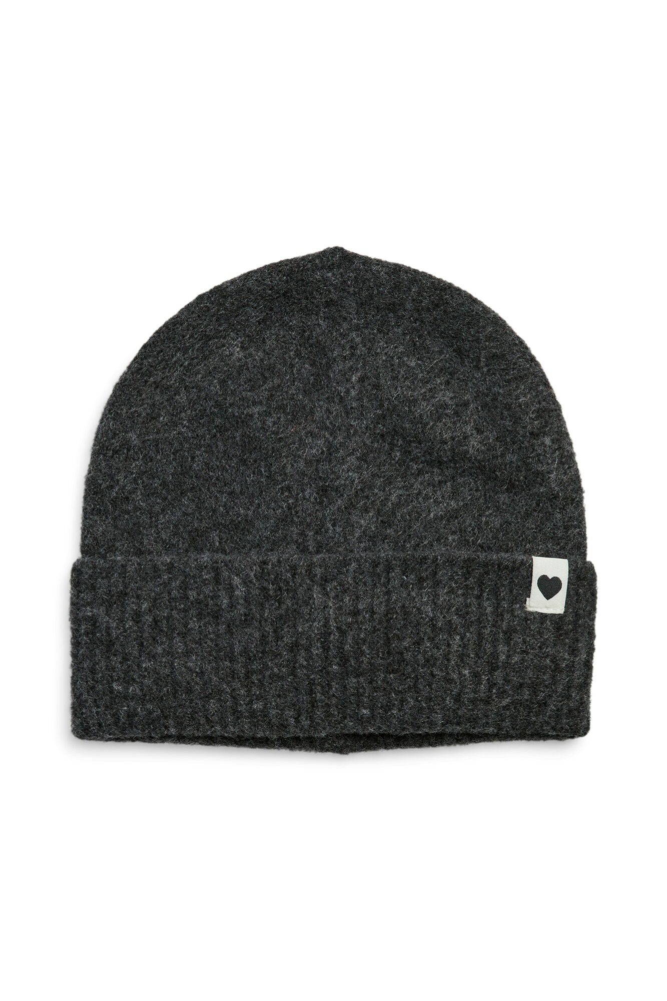 Pieces Gorro punto cl&aacute;sico coraz&oacute;n dobladillo