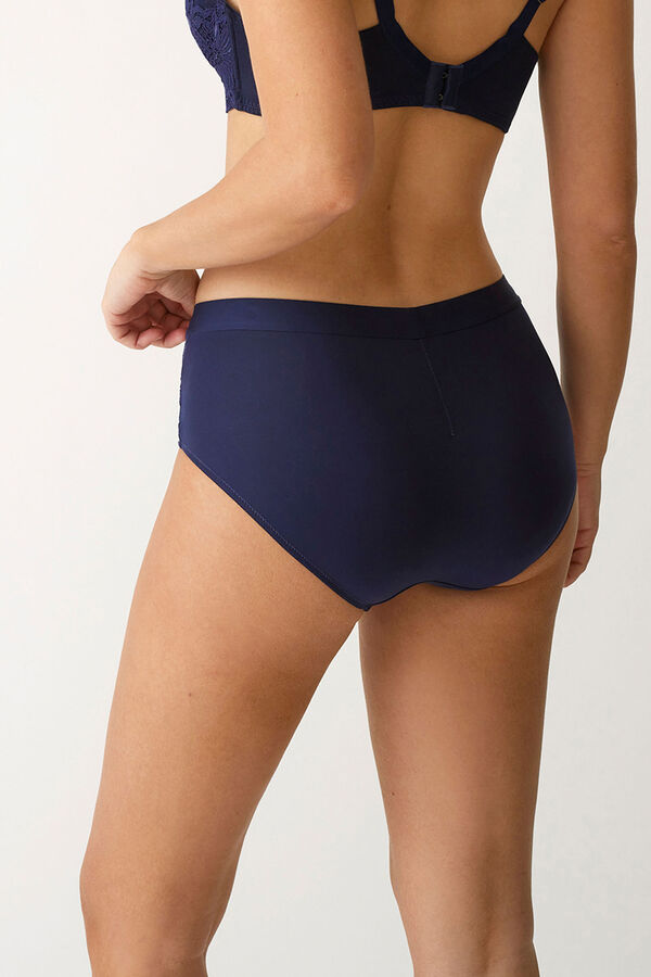 Promise Braga alta encaje azul