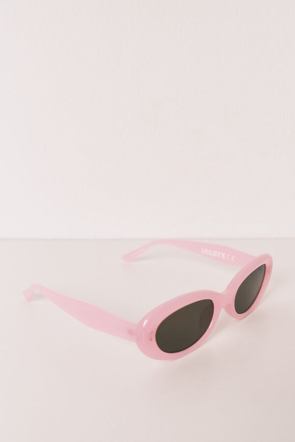 HI&BYE Gafas sol rosa funda rosa
