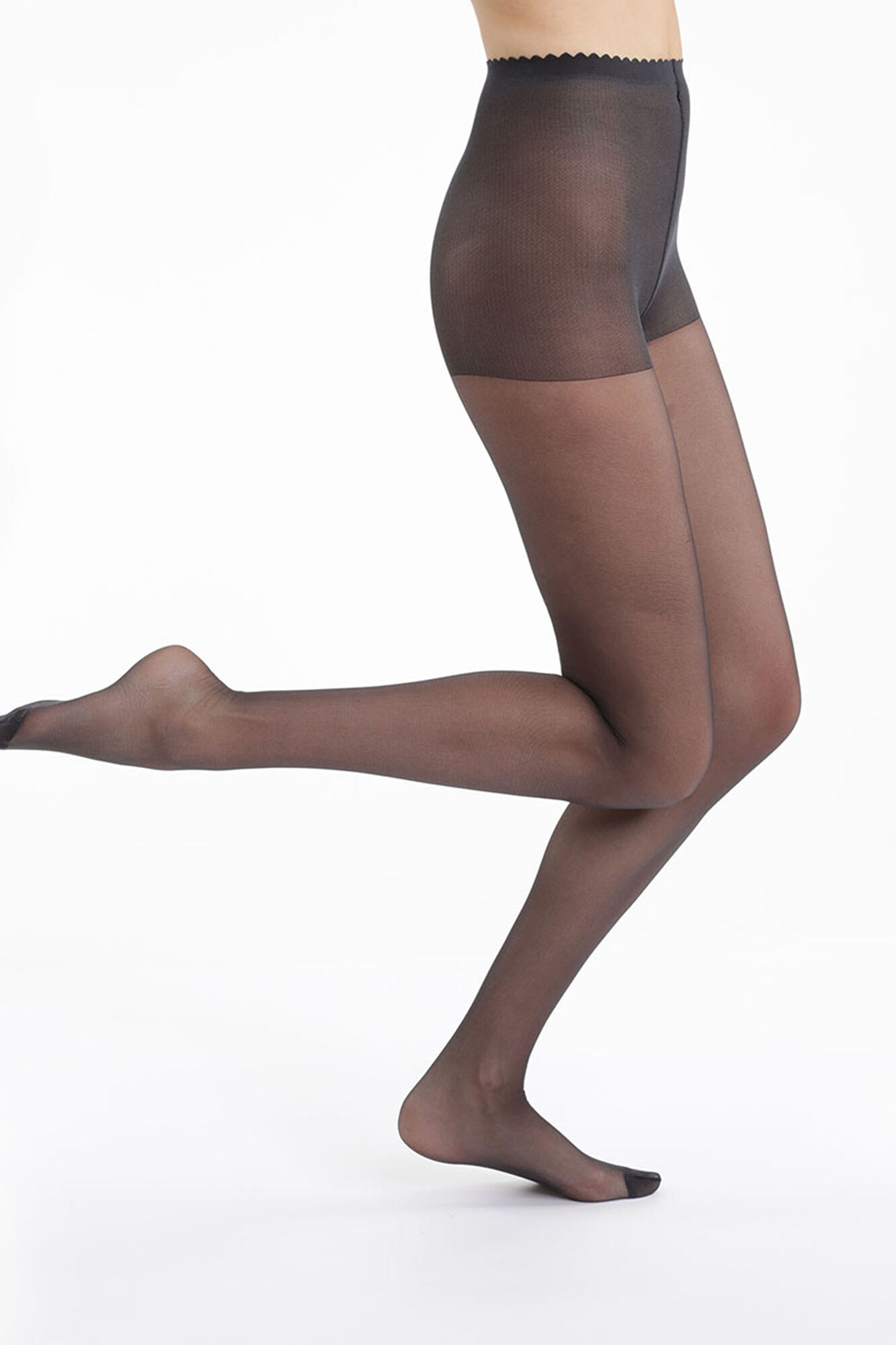 DIM Panty Opaco marr&oacute;n sin demarcaci&oacute;n 40 DEN 