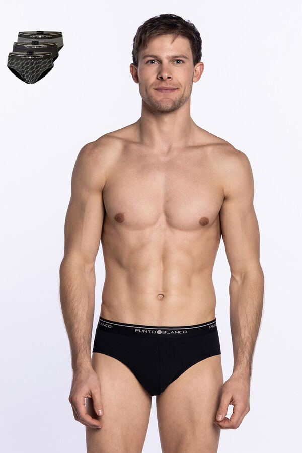 Punto Blanco Pack de 3 slips algod&oacute;n estampado