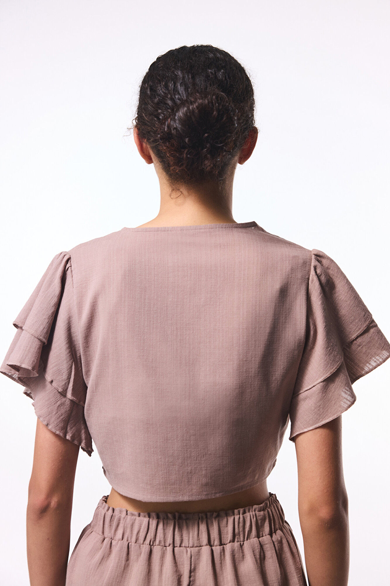Penti Camiseta top lazo marr&oacute;n