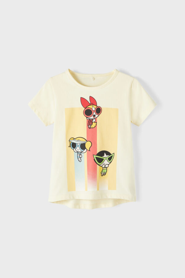 Womensecret Camiseta Supernenas mini niña amarillo