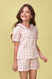 Gocco Pijama xadrez branco