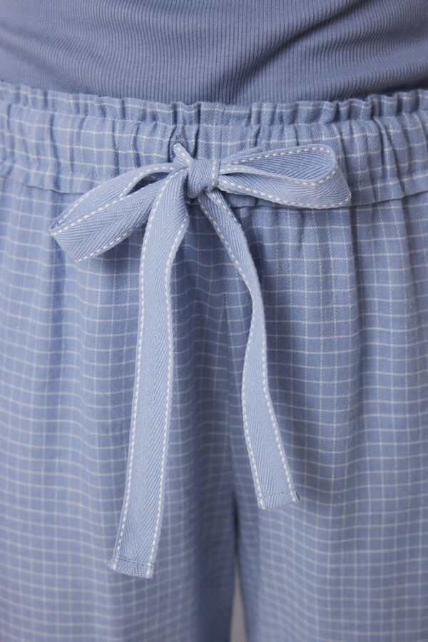 Women'secret Cal&ccedil;a cargo longa estampado azul