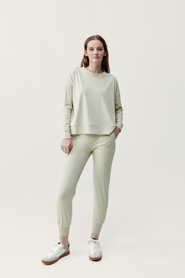 Born Living Yoga Sweatshirt Daba Stone beige