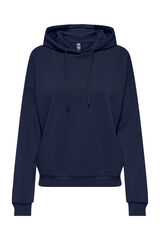 Only Play Sudadera granate con capucha y cordones ajustables azul