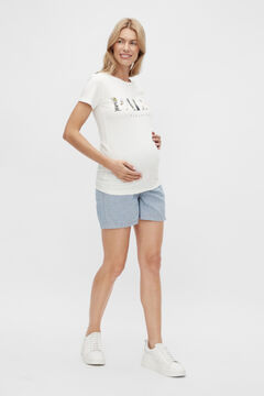Womensecret Shorts vaqueros maternity blanco