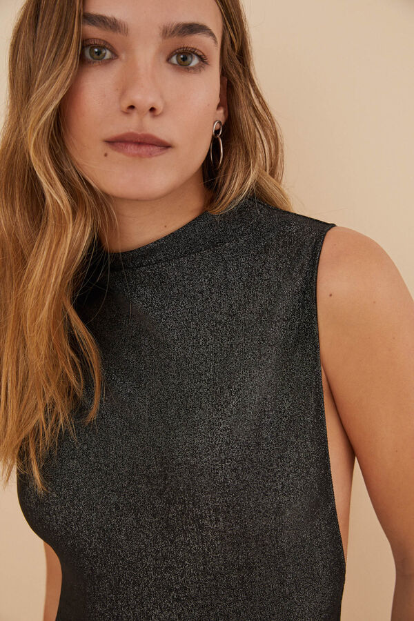 Women'secret Body cuello alto l&uacute;rex gris