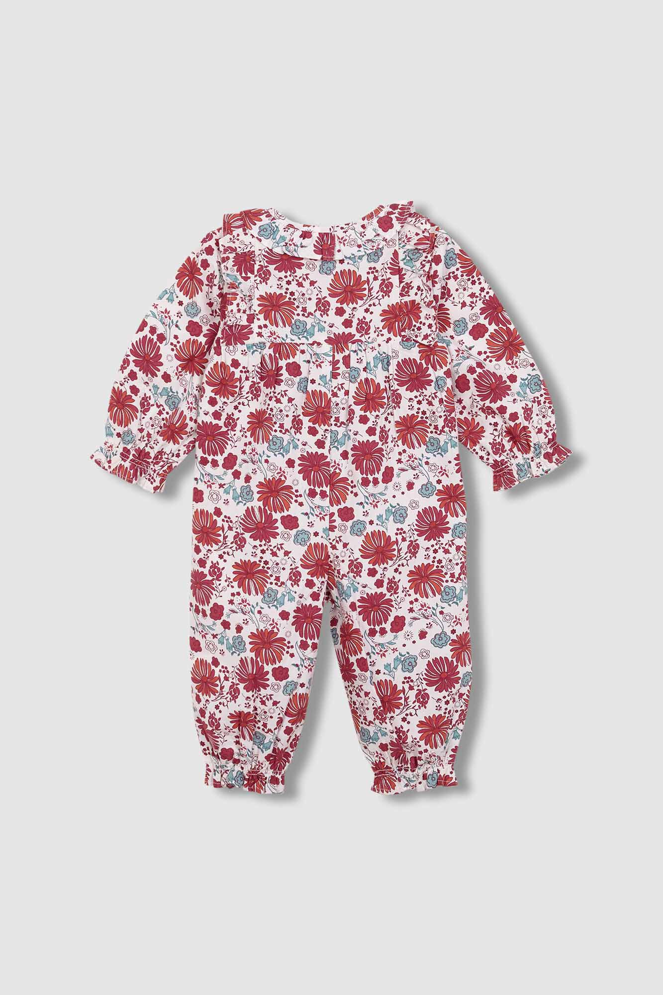 Gocco Pijama con estampado de flores rosa