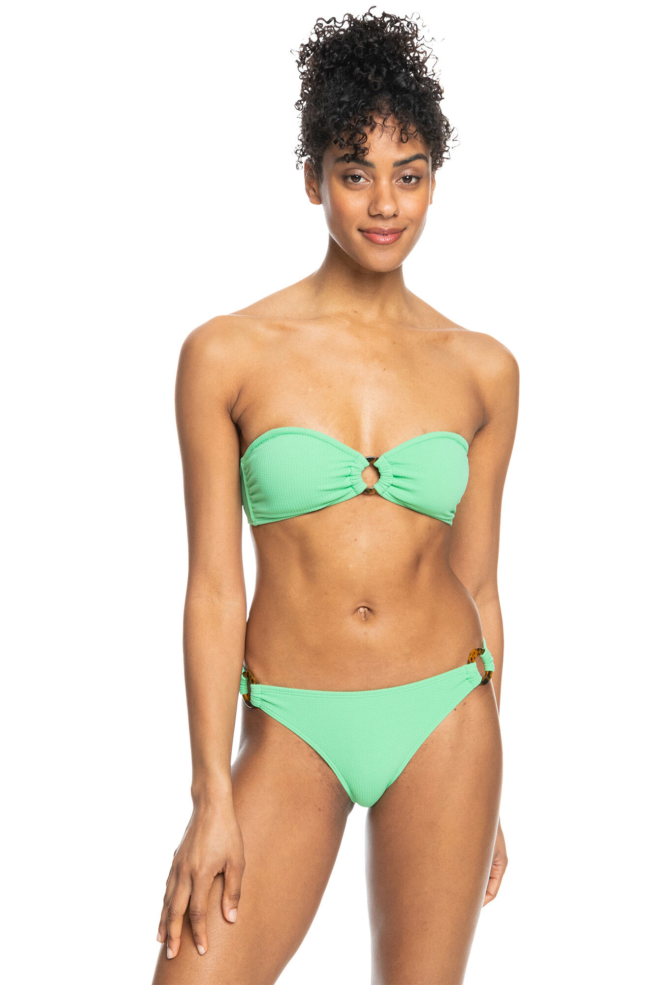 Roxy Color Jam - Conjunto de bikini bandeau para Mujer