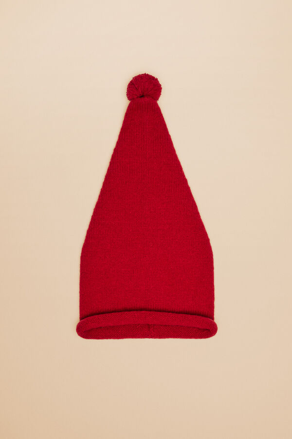 Women'secret Gorro com pompom vermelho