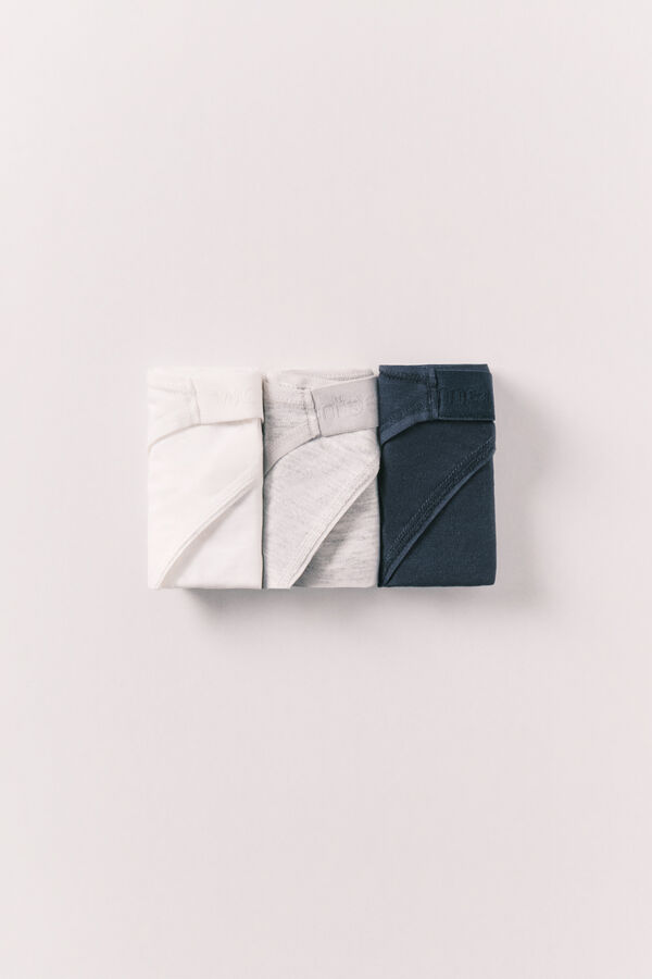 Women'secret Pack 3 tangas tira algod&oacute;n logo blanco