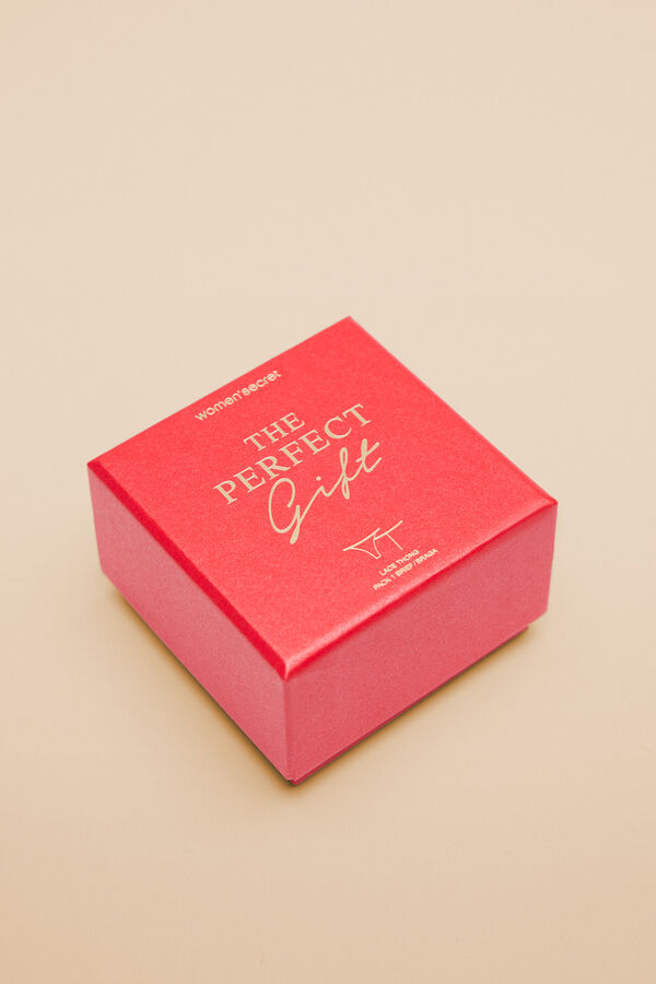 Women'secret Tanga renda vermelha vermelho