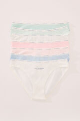 Women'secret Pack 7 bragas cl&aacute;sicas algod&oacute;n mix prints estampado