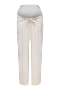 Only Maternity Calças largas linho maternity