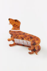 Women'secret Mola de cabelo de c&atilde;o-salsicha branco