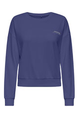 Only Play Sudadera cuello redondo morado/lila