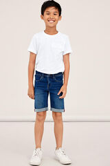 Name it Bermudas jeans menino azul