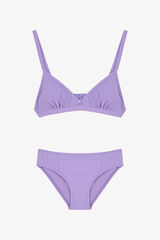 Penti Conjunto de bikini morado brillos morado/lila