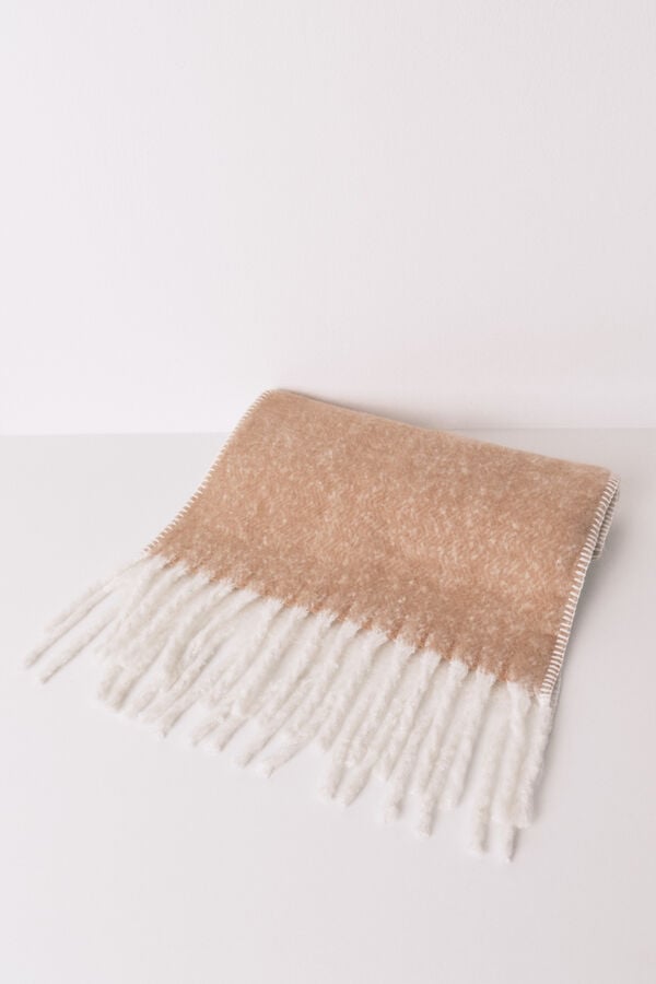 Women'secret Cachecol com efeito mohair cru