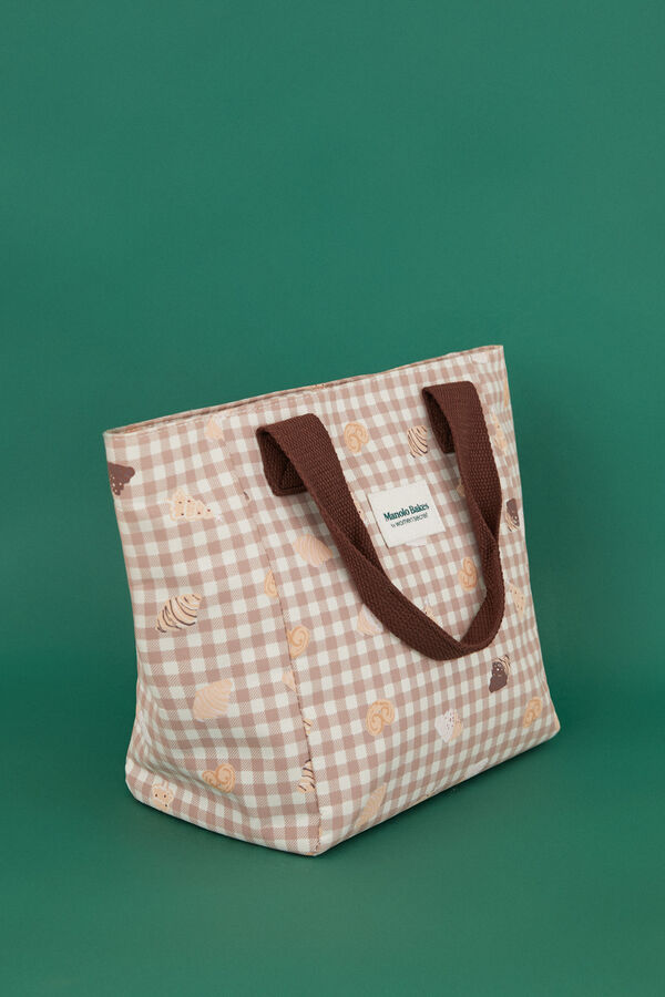 Women'secret Bolsa porta alimentos Manolo Bakes marr&oacute;n