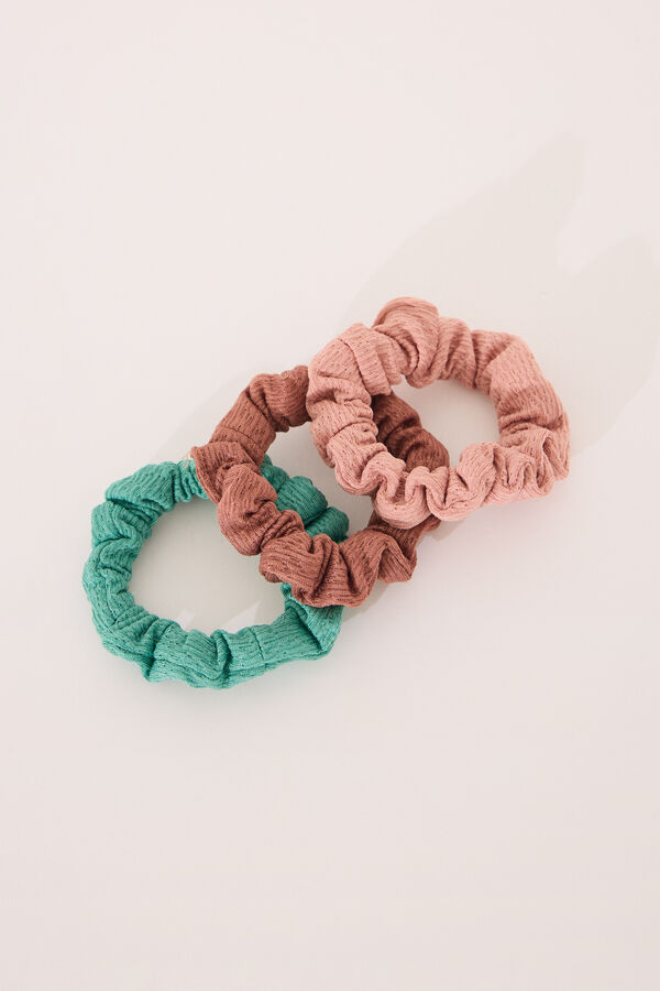Women'secret Pack 3 mini coleteros rosa, verde, marr&oacute;n blanco