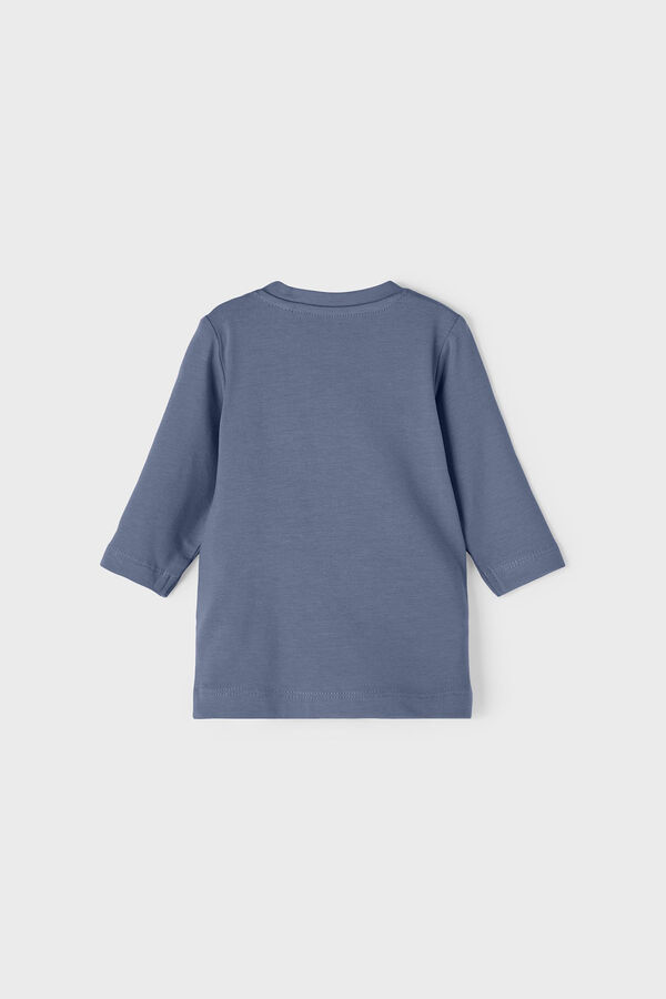 Womensecret Caixa com t-shirt bebé menino manga comprida cinzento