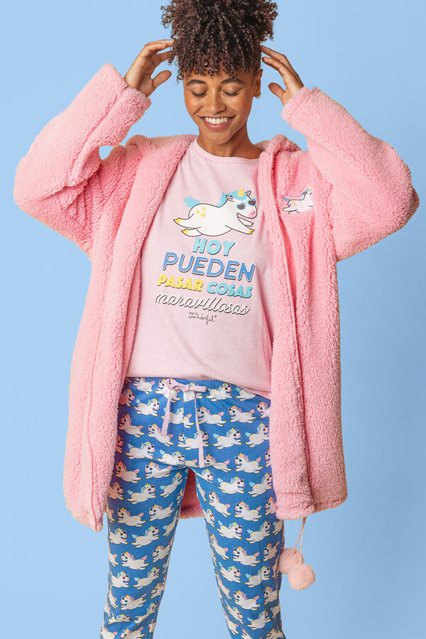 Mr. Wonderful Pijama Mujer Unicornio Mr.Wonderful rosa