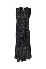 Mamalicious Vestido midi com folho maternity preto