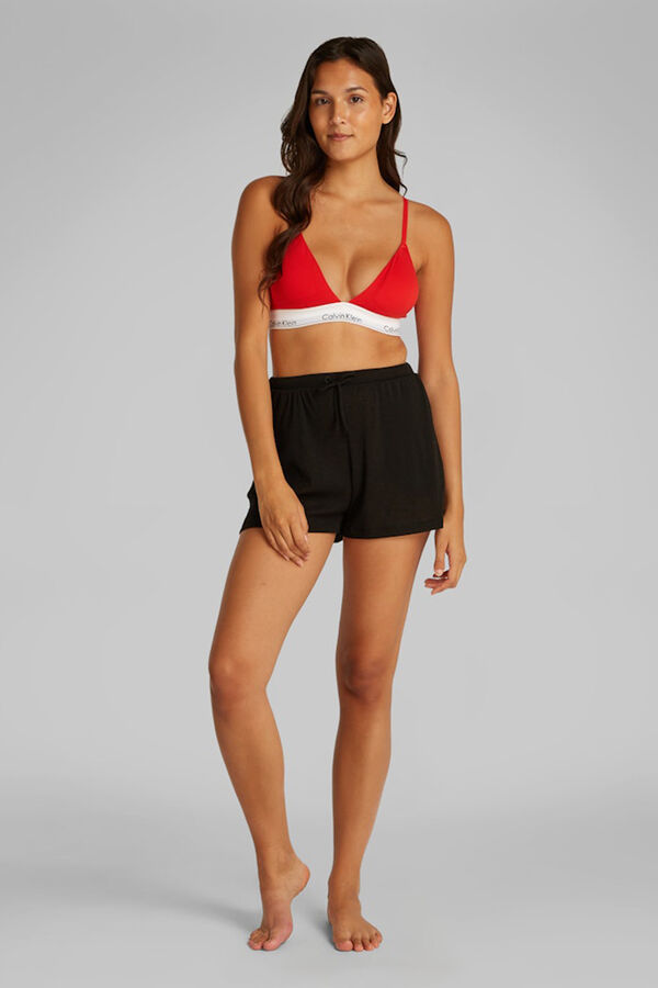 Calvin Klein Soutien triangular vermelho