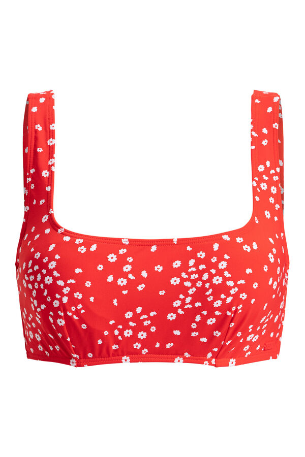 Roxy Top de biquíni Roxy vermelho