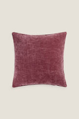 Textura Funda coj&iacute;n terciopelo burdeos