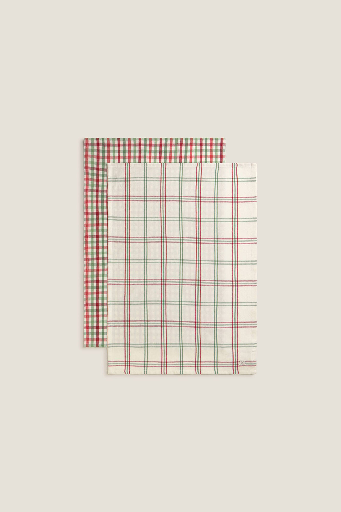 Textura Set de trapos de algod&oacute;n hilo tintado