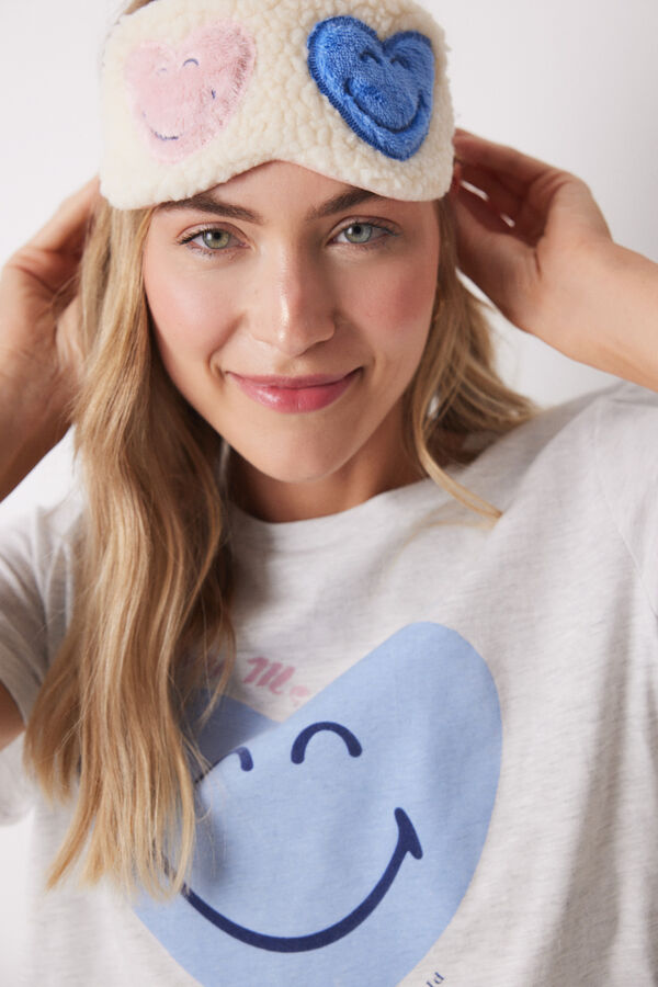 Women'secret M&aacute;scara de dormir de borrego sorridente bege