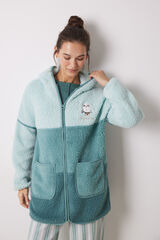 Women'secret Robe Harry Potter bloco de cor verde verde