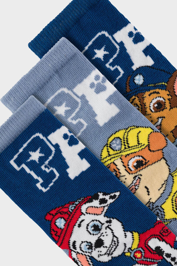 Name it Pack 3 calcetines PATRULLA CANINA azul