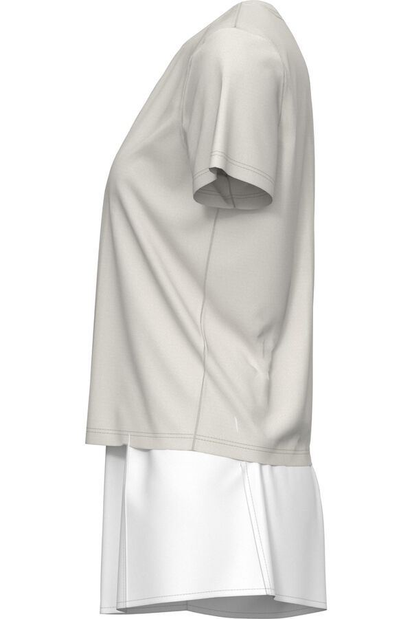 Calvin Klein Conjunto pijama curto liso logo estampado