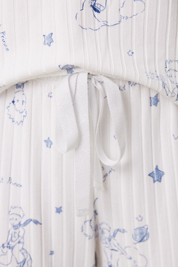 Women'secret Pijama canelado super macio &ldquo;O Pequeno Pr&iacute;ncipe&rdquo;   azul