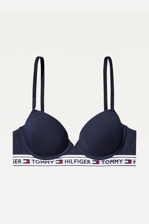 Tommy Jeans Soutien de algodão azul