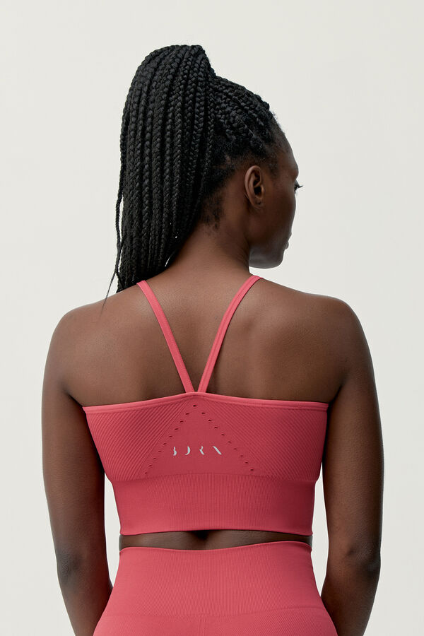 Born Living Yoga Top Kalu Crisantemo rojo