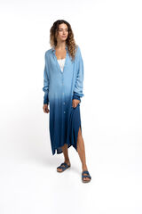 Abbacino T&uacute;nica camisera larga print degradado azul