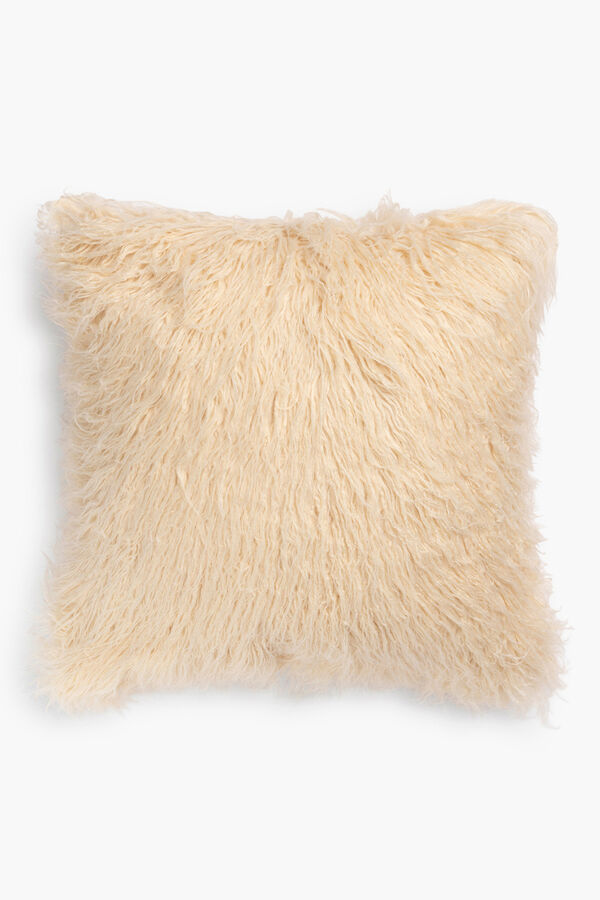 Calma House Funda de coj&iacute;n crudo Mongolian amarillo