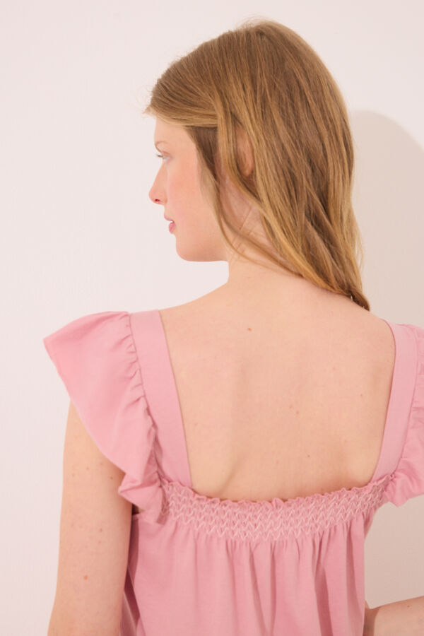 Women'secret Camis&oacute;n "maternity" algod&oacute;n rosa rosa