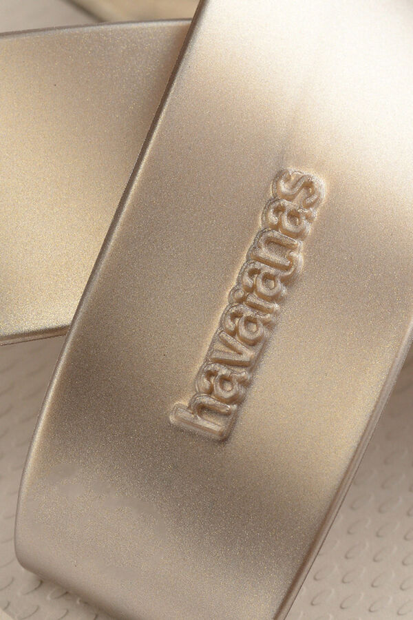 Havaianas Chinelos Hav. Bege metálico aqua bege