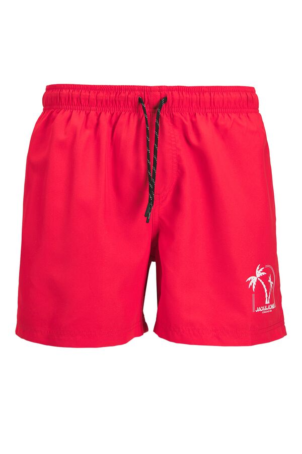 Jack & Jones Fato de banho com acess&oacute;rios vermelho