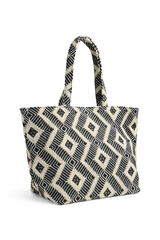 Pieces Bolso shopper estampado negro