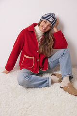 Women'secret Bata camisera borreguito rojo rojo