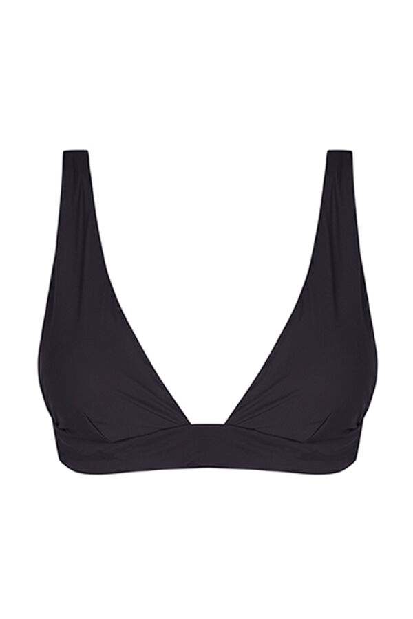 Women'secret Top bikini halter negro negro